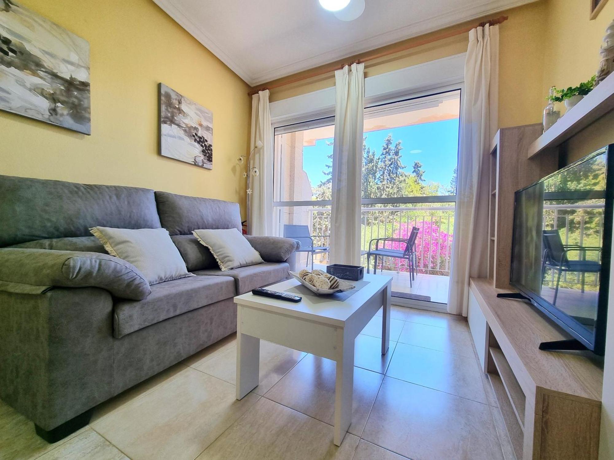 Apartamento Con Piscina, Wifi Y Jardin - By Aloha Palma Aguilas Luaran gambar